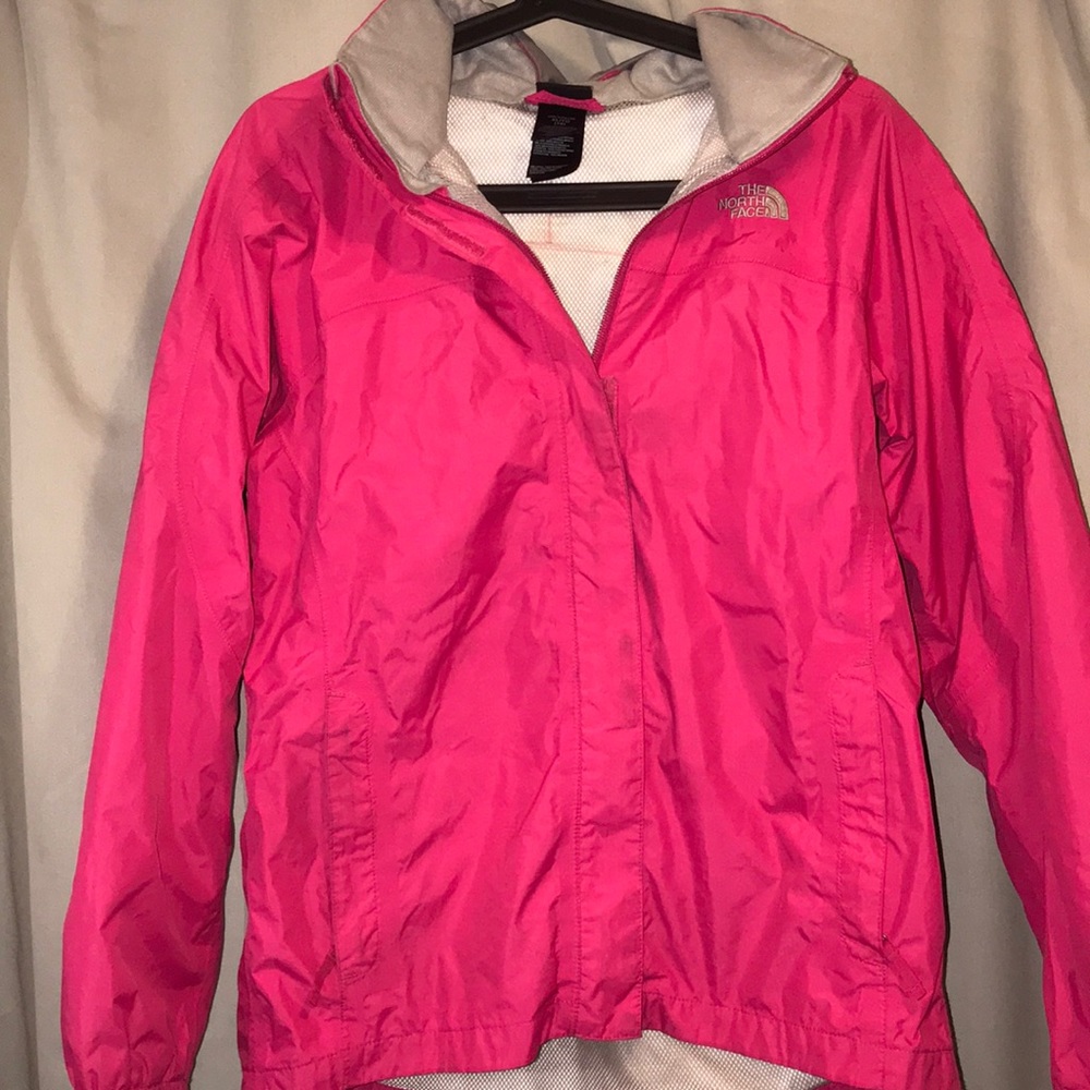 north face rain coat